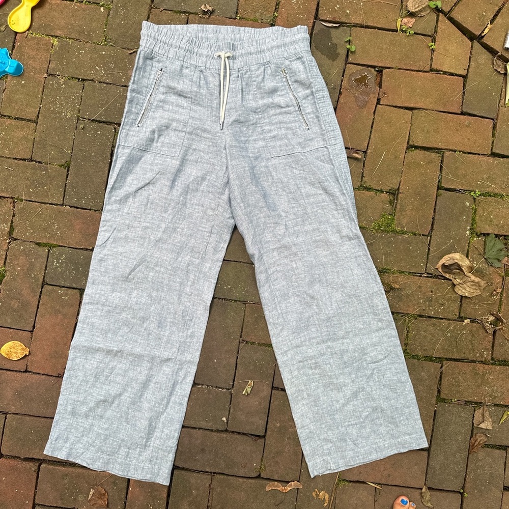 Athleta Cabo linen wide leg pants 🫶🏻